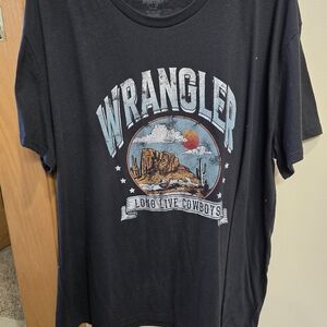 Wrangler Classic Black Crewneck Tee